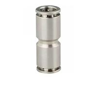 1 tube OD PU PE PV PM coude Y Tee cuivre nickelé à dégagement rapide Push To Connect raccords pneumatiques(PU,8mm OD Tube)