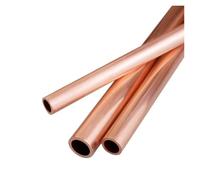 1 tube rond en cuivre rouge, diamètre extérieur 1-11 mm, longueur 100 mm.(9x1.5mm)