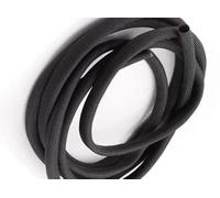 1 Tube tressé en Fibre de Verre Haute température 5 m - Gaine Isolante 600 °C for câbles, Fils et Applications Automobiles - Diamètre intérieur 1 à 30 mm, Noir(25mm)