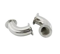 1 tuyau coudé pour aspirateur KF16 KF25 KF40 KF50 Tri Clamp Adapter 90 degrés Bride coudée Tube de raccord (KF25)