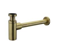1 Tuyau de Lavage for Siphon en P for Bassin(Brush Bronze)