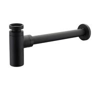 1 Tuyau de Lavage for Siphon en P for Bassin(Matt Black)