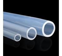 1 tuyau en silicone transparent de qualité alimentaire, sans goût, résistant aux hautes températures, distributeur d'eau, pompe péristaltique, usage domestique(ID16x OD21mm)