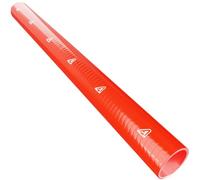 1 tuyau en silicone universel de 1 mètre de diamètre intérieur 28 mm (1 1/8") rouge pour intercooler, radiateur et turbo