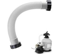 1 Tuyau Piscine 38mm, Flexible Polyéthylène, Longueur 40,6cm, Pour Système Filtration Sable, Compatible Intex Bestway .
