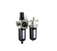 1 unité de préparation d'air SFC 200 1/4 3/8 1/2 deux unités filtre à air régulateur lubrificateur compresseur d'air filtre régulateur(PC12 03 12mm R3-8 10)