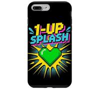 1 Up Splash Pop Culture Jeu vidéo rétro Coque pour iPhone 7 Plus/8 Plus