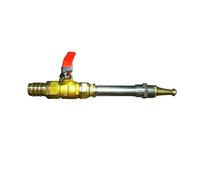 1 vanne à bille en cuivre DN25 de pouce, connecteur for pistolet eau haute pression for lavage voiture et dévidoir tuyau d'incendie(300mm)