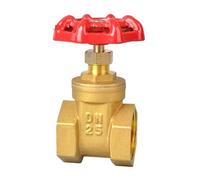 1 vanne à guillotine en laiton filetage femelle 1/8 1/4 3/8 1/2 3/4 1 1-1/4 vanne de commutation de vanne d'eau du robinet filetage interne vannes à guillotine(DN25)