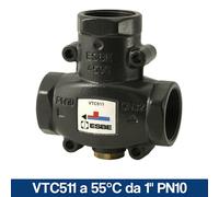 1'' VANNE ANTI-CONDENSATION POUR THERMO-POÊLE 55°C ESBE VTC 511 PELLETS (26462)