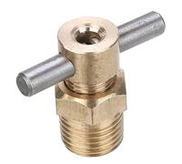 1 vanne de vidange en laiton durable 1/4 pouce NPT, compatible avec le réservoir du compresseur d'air, pièce de rechange