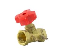 1 vanne d'équilibrage à verrouillage numérique statique en laiton - Vanne à soupape de contrôle de débit de 1/2" à 2" for systèmes d'eau(1/2Inch)