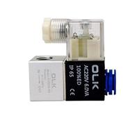 1 vanne électromagnétique 2v025-06/08 12 V 24 V 110 V 220 V Valve solénoïde d'air normalement fermée (2V025-08 AC220V)