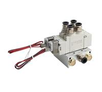 1 vanne électromagnétique combinée DC12 V DC24 V AC 110 V AC220 V vanne de commande de cylindre SY3120-5LZD-M5 SY3120-3LZD-M5 4LZD 6LZD-M5 (SY3120-3LZD 6 mm, 5 combinaisons)