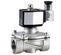 1 vanne électromagnétique extérieure étanche 24 V 220 V AC DN15-50 1/2", 1,9 cm, 2,5 cm - 5,1 cm BSPT femelle en acier inoxydable 304 (étanche-DN25,24 V)