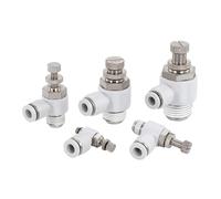 1 vanne papillon pneumatique SL 4-12 mm M5 1/8 1/4 3/8 1/2 raccord rapide accessoires pneumatiques vanne de régulation de vitesse(SL10-03)