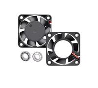 1 ventilateur 40 mm DC 5 V 12 V 24 V 40 mm x 10 mm, ventilateur de refroidissement sans balais, ventilateur à double boule 4 cm, ventilateur 4010(Sleeve 12V 5500RPM,1Pc 4010 Axial Fan)
