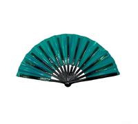 1 ventilateur à main, pliable, pour danse vive, portable, fabriqué en PVC, pour événements en plein air, couleurs vives (K)