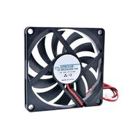 1 ventilateur ACP8010 8 cm 80 mm 80 x 80 x 10 mm DC 5 V 12 V 24 V 2 fils 2 broches for châssis, alimentation, chargeur, onduleur, ventilateur de refroidissement(12V SLEEVE_FIXED COLOR)