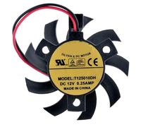 1 ventilateur de refroidissement for routeur T125010DH, diamètre 45 mm, pas de trou 26 mm, DC12 V 0,25 A