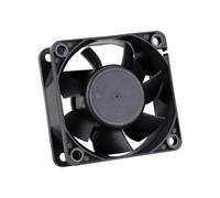 1 ventilateur de refroidissement pour CPU d'ordinateur, 60 x 60 x 25 mm, sans balais, 12 V/24 V CC, 60 mm, avec extracteur d'air. (12 V Sleeve XH2.54,1 Piece 6025 Fan)