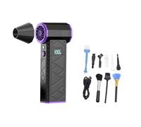 1 ventilateur portable avec batterie 10 000 mAh haute efficacité rechargeable