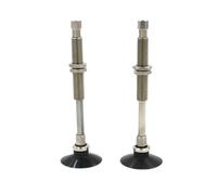 1 ventouse à vide ZPT en nitrile et silicone - Grande aspiration - Manipulateur à couche unique - Embout amortisseur automatique pneumatique (PZPT10UN-J50-B5-A10)