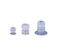 1 ventouse pneumatique à 5 trous de montage, buse for machine de moulage par injection, accessoires de manipulation, matériel d'aspiration en silicone(15mm,Two-layer)
