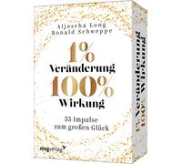 1 % Veränderung, 100 % Wirkung: 55 Impulse zum großen Glück. Mit kleinen Schritten große Ziele erreichen. Das Kartendeck für mehr Erfolg und Zufriedenheit in Beruf und Privatleben