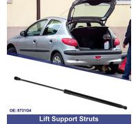 1 Vérin À Gaz De Support De Hayon Arrière No.8731G4 Pour Peugeot 206 Sw (2E/K) Estate 2002 Noir