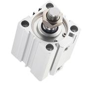 1 vérin pneumatique compact et fin ACQ20 - Course de 5/10/15 mm, vérin à gaz double effet avec filetage extérieur(15mm ACQ40)