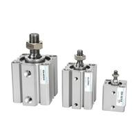 1 vérin pneumatique compact et fin, série SDA B, filetage mâle, alésage 12, 16, 20, 25, 32, 40, 50, 63, 80 mm, course 5, 10, 20, 25, 30, 40, 45, 50 mm(Stroke 25mm,Bore 20mm)