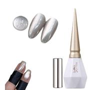 1 vernis à ongles gel holographique nude 15 ml - Vernis à ongles gel holographique Q7a1