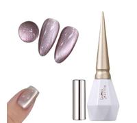 1 vernis à ongles gel magnétique 15 ml Nude Crystal Eye Gel Polish Vernis à ongles gel pour les yeux B8a3 Gel holographique