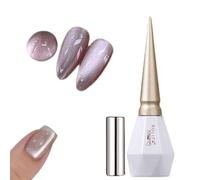 1 vernis à ongles gel magnétique 15 ml Nude Crystal Eye Polish Vernis à ongles gel holographique P8y5 Gel