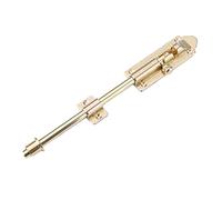 1 verrou coulissant antique - Serrure de porte durable en acier inoxydable avec finition nickel brossé for une installation facile(15cm)