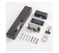 1 verrou de porte automatique avec butée, dispositif universel de fermeture automatique pour portes coulissantes et portes arrières, solution complète d'amélioration de la maison (ouverture à gauche