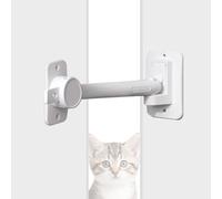 1 verrou de porte pour enfants avec fermeture à couture, pince de ventilation anti-fermeture, boucle manuelle chat animal domestique, trois niveaux de réglage des limites, verrous de limite pour