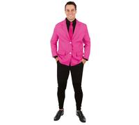 1 Veste de costume rose fluo REF/22664 (Accessoire de déguisement) GRANDE TAILLE