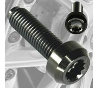 1 vis en titane M7 x 24,5 pour jantes en 3 parties BBS noir I RS I RX I Split I Tuning I Auto I Pièces