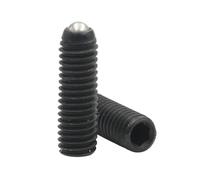 1 vis sans tête à six pans creux hexagonale en acier au carbone de grade 12.9(M10*20mm)