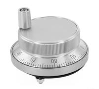 1 volant CNC - Générateur d'impulsions manuel MPG 6 bornes 5 V - Manivelle électronique pour systèmes de gravure et de tour - Diamètre : 60 mm - Alliage d'aluminium