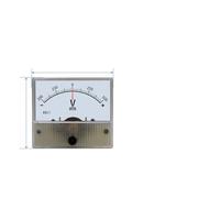 1 voltmètre positif et négatif bidirectionnel ± 85C1 1V2V3V5V10V15V20V30V50V100V200V500V (2V)