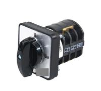 1 voltmètre triphasé LW8D-10/YH3.3 10 A 660 V 4 voies 0-UAB-UBC-UCA 12 bornes, mesure, conversion, sélecteur, commutateur à came de transfert