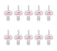 1 Way Check Valve 10Pcs | PP Plastic Barb Hose Water Stop | Backflow Control Diaphragm for Aquariums/Food Equipment/Industrial Use | Variable Diameter 4-12mm (7 to 5 one-way)