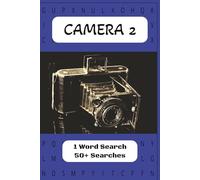 1 Word Search Camera 2: 1 Word Search Camera 2| Explore The World Of Camera| 1 Word Per Page| 6x9 inches| For Kids & Adults| Gift For All Occasions
