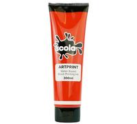 1 x 300ml à Base D'Eau Lino Craft Bloc Impression Encre Rouge Brillant