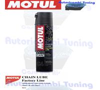 1 x 400 ML Graisse Spray Adhésif Motul C4 Chaîne Lube Factory Line Pour Moto