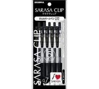 1 X 5 pens Zebra Sarasa clip gelink ballpoint pen 0.7mm P-JJB15-BK5 black by ZEBRA