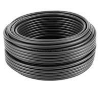 1 x 50 m - Câble solaire 6 mm² H1Z2Z2-K CPR (classe incendie) B2ca pour installations photovoltaïques, sans halogène, ignifuge, résistant aux UV, isolation XLPO, pour installations PV